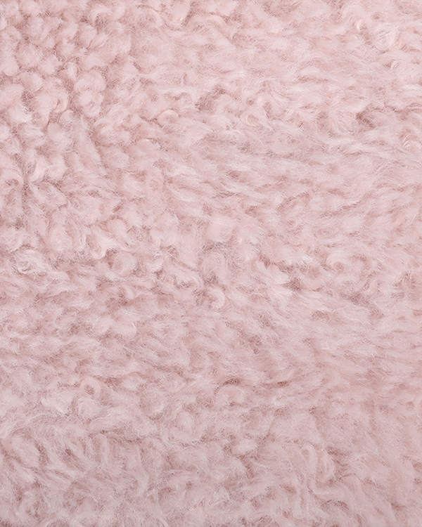 Off-white Plain polyester small tan sheep water-based Faux Fur